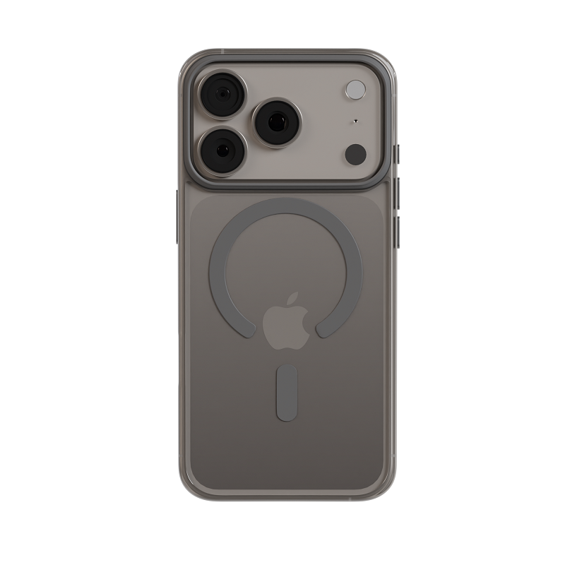 Чехол для iPhone 17 Pro AceCase Crystal Shield, Gray