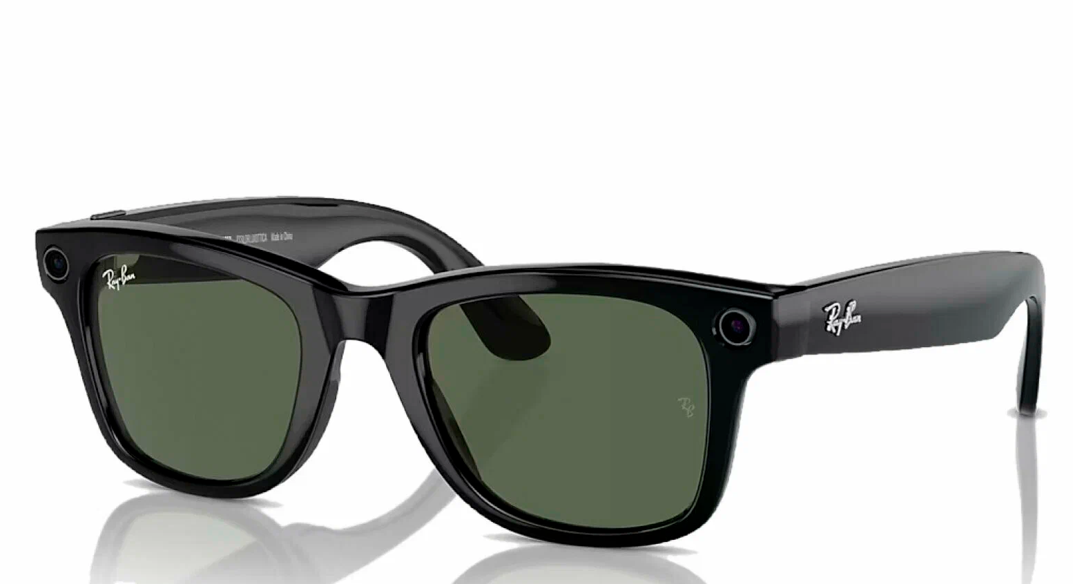Смарт-очки Ray-Ban Wayfarer Matte Black Transitions Graphite Green M