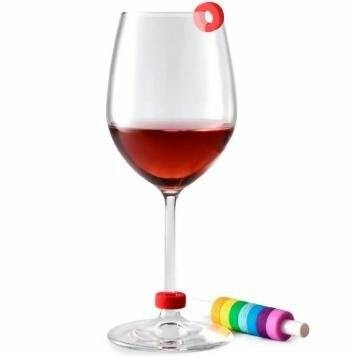 Цветные колечки для бокалов Xiaomi Circle Joy Wine Cup Identification Ring