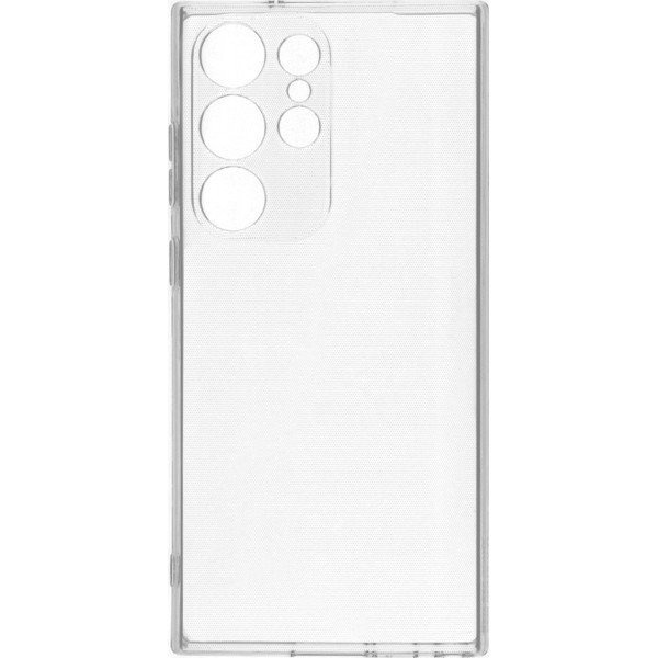 Чехол для Samsung S24 Ultra силиконовый, прозрачный