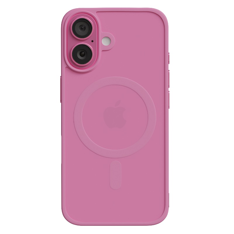 Чехол для iPhone 16 AceCase Soft Rim, Pink