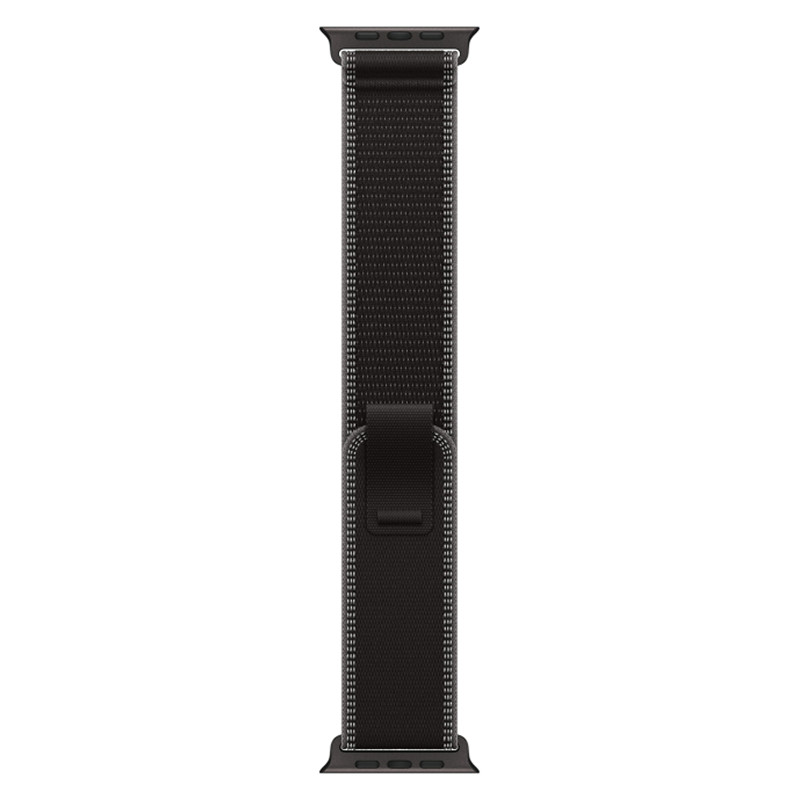 Apple Watch Ultra 3 49mm Black Titanium Case with Black Trail Loop M/L
