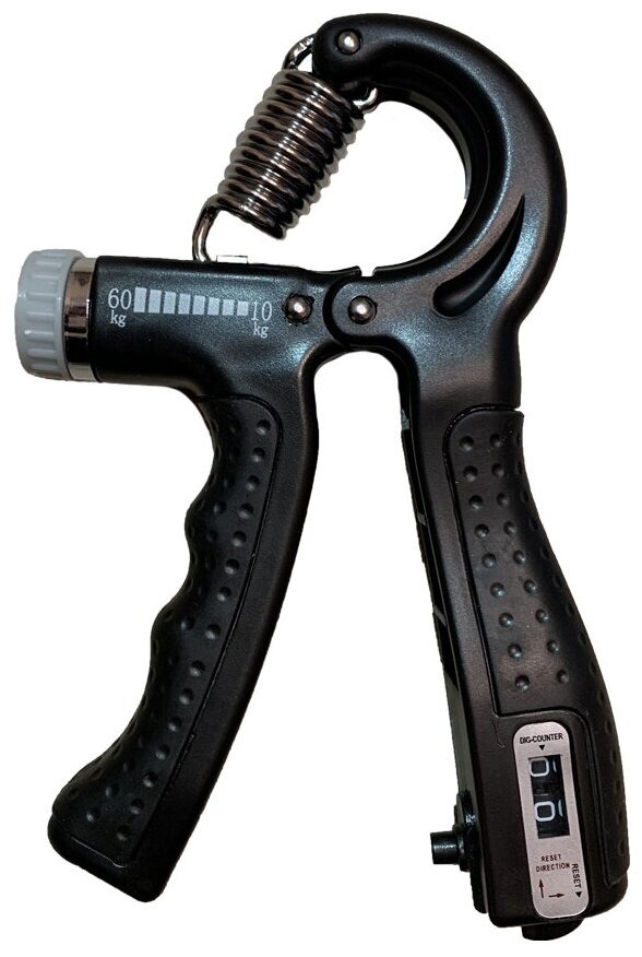 Эспандер кистевой до 60кг, черный