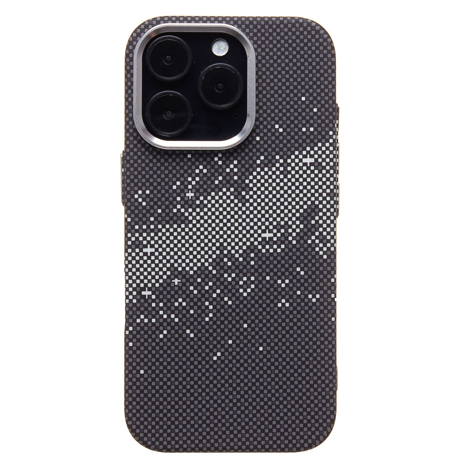 Чехол для iPhone 16 Pro Luxo Carbon Life+ with MagSafe, полоса черный