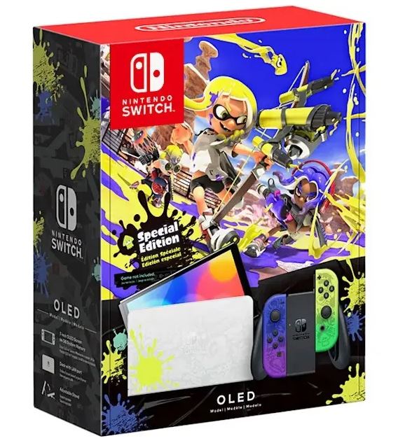 Игровая приставка Nintendo Switch OLED Splatoon 3 Edition