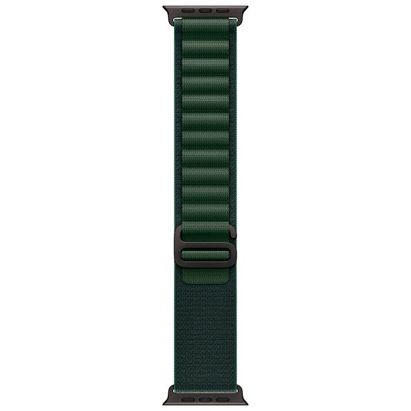 Apple Watch Ultra 2 GPS+Cellular 49mm Black Titanium Case Dark Green Alpine Loop S