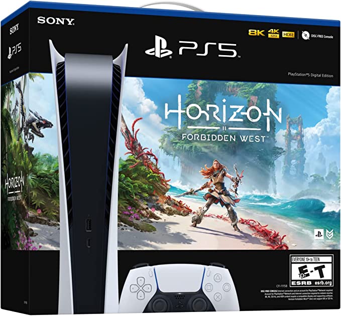 Игровая приставка Sony PlayStation 5 (PS5) Digital Edition + «Horizon Forbidden West»